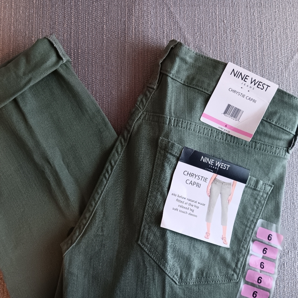 Nine West Women's Capri Jeans, NWT, Size 6